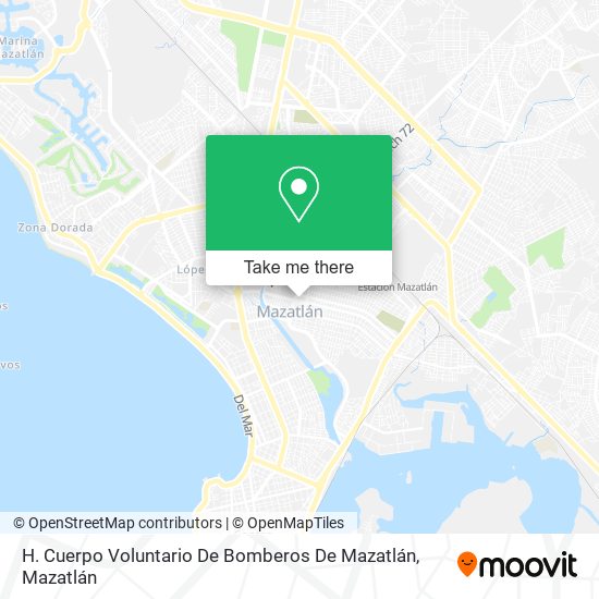 Mapa de H. Cuerpo Voluntario De Bomberos De Mazatlán