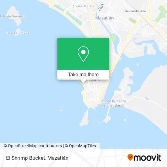 El Shrimp Bucket map