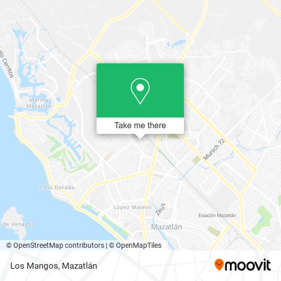 Mapa de Los Mangos
