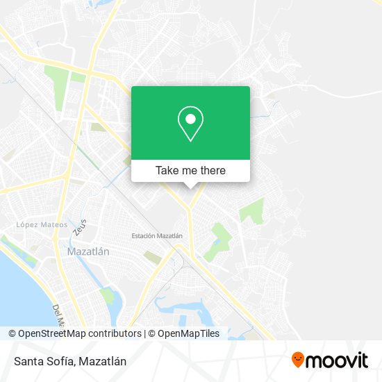 Santa Sofía map