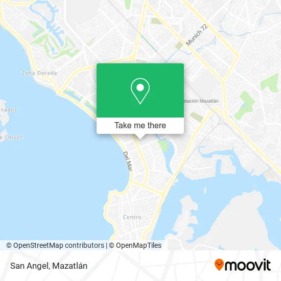 San Angel map