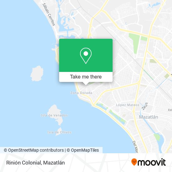 Rinión Colonial map