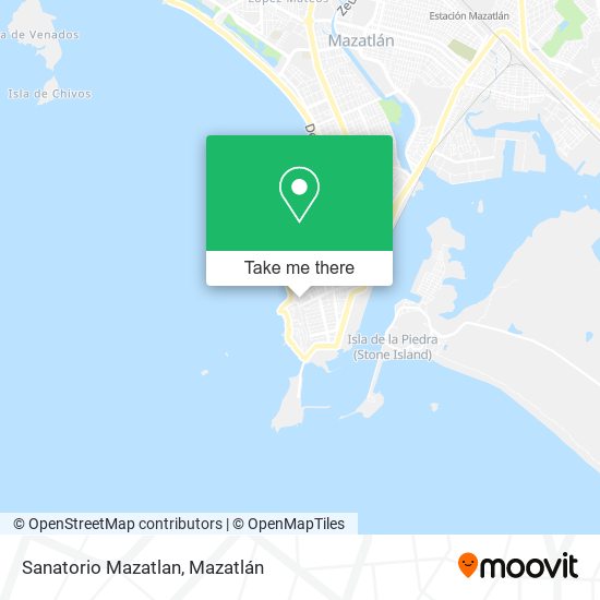 Mapa de Sanatorio Mazatlan