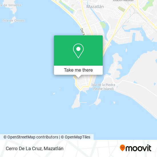 Cerro De La Cruz map