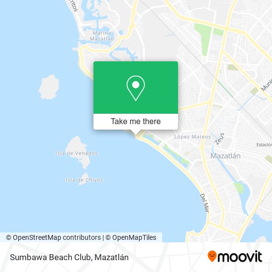 Mapa de Sumbawa Beach Club