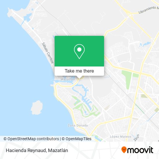 Hacienda Reynaud map