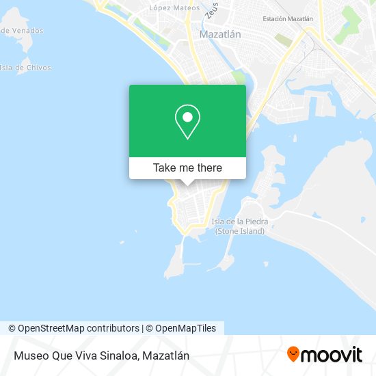 Museo Que Viva Sinaloa map