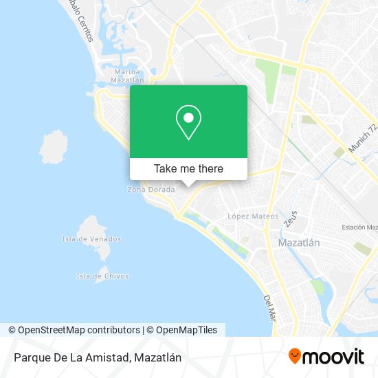 Parque De La Amistad map