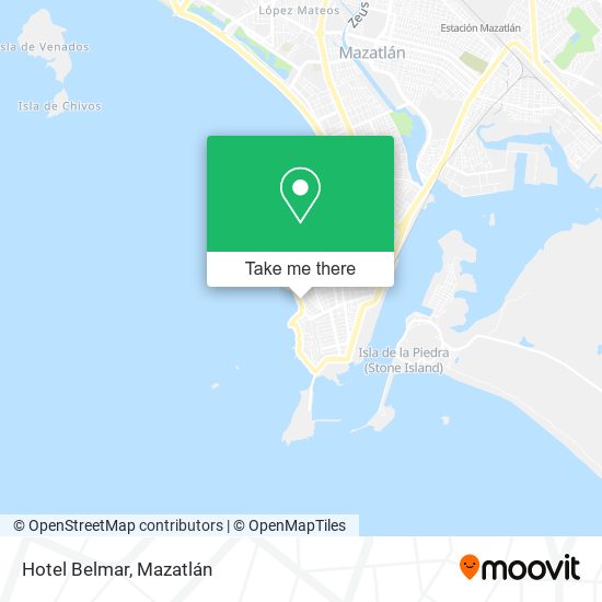 Hotel Belmar map