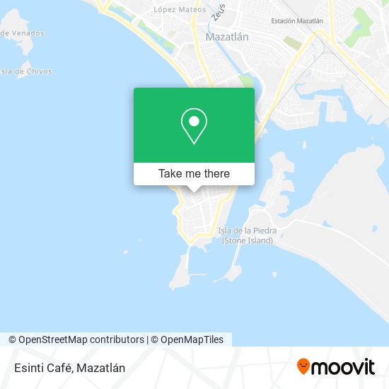 Esinti Café map