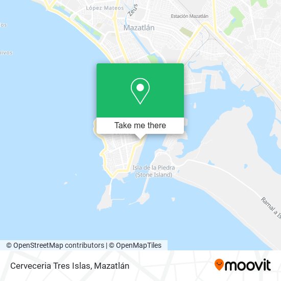 Cerveceria Tres Islas map