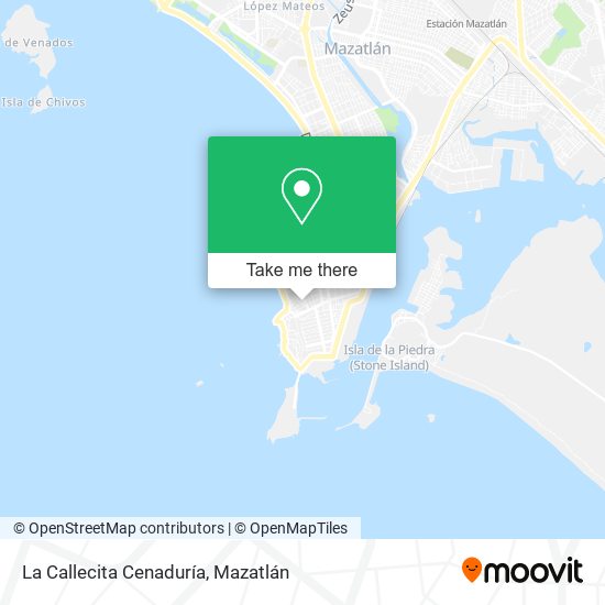 Mapa de La Callecita Cenaduría