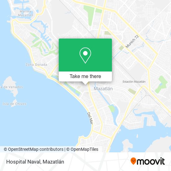 Hospital Naval map