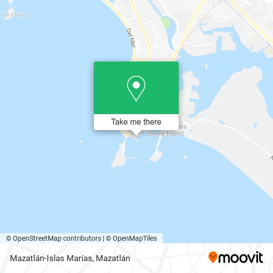 Mazatlán-Islas Marías map