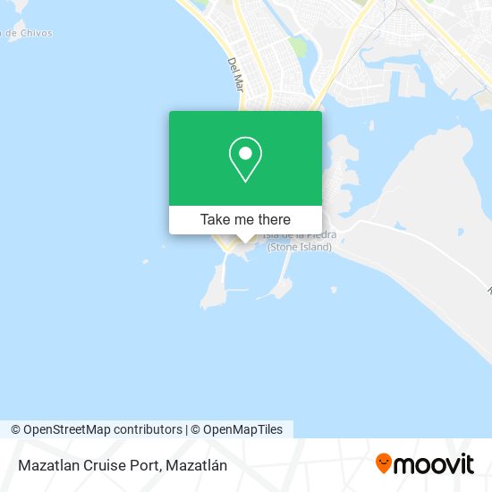 Mazatlan Cruise Port map