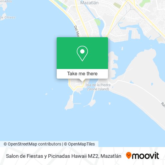 Mapa de Salon de Fiestas y Picinadas Hawaii MZ2