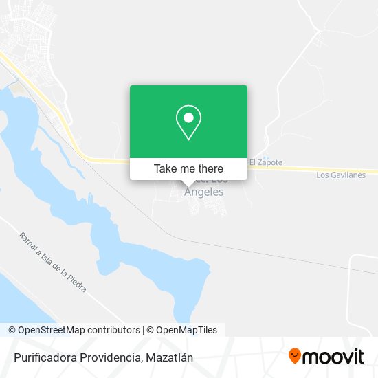 Purificadora Providencia map