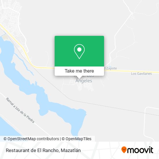 Restaurant de El Rancho map