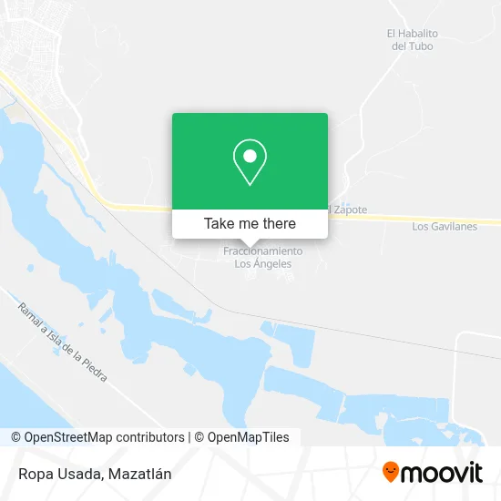 Ropa Usada map