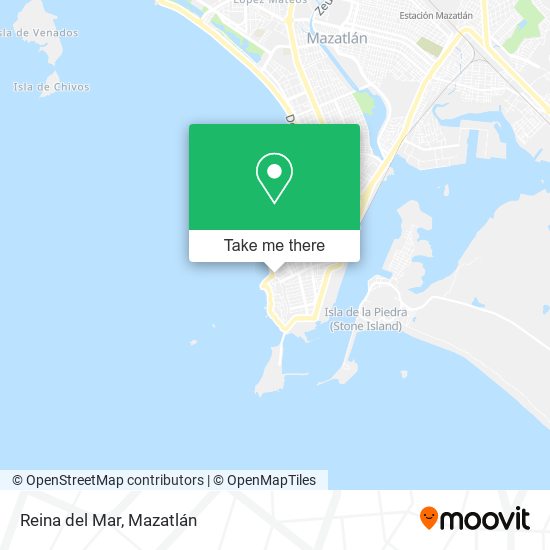Mapa de Reina del Mar