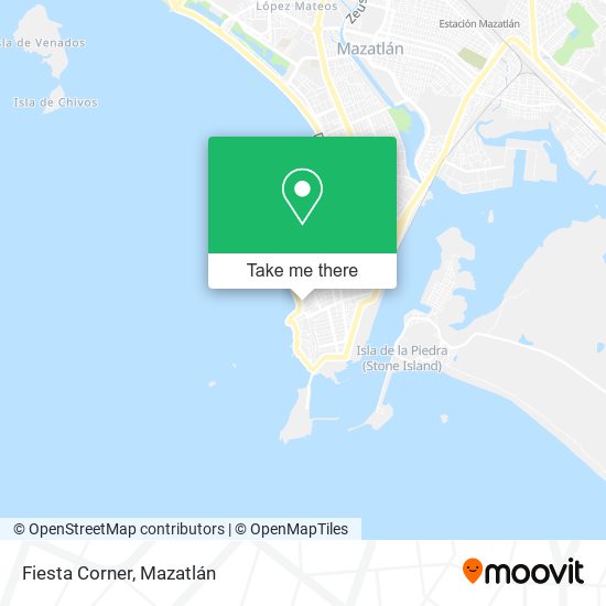 Fiesta Corner map