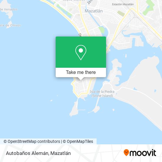 Mapa de Autobaños Alemán