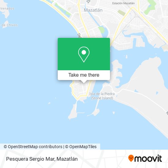 Pesquera Sergio Mar map