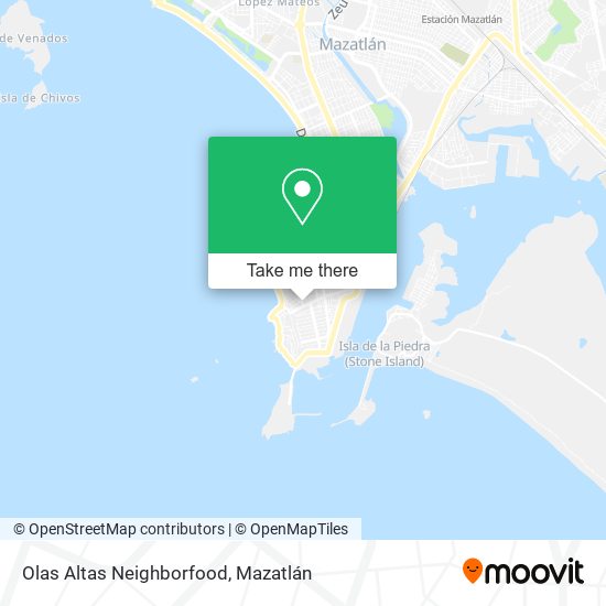 Olas Altas Neighborfood map