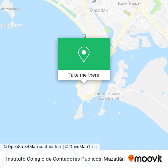 Instituto Colegio de Contadores Publicos map