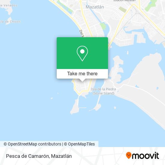 Pesca de Camarón map