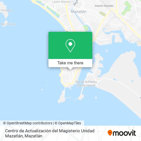 Centro de Actualización del Magisterio Unidad Mazatlán map
