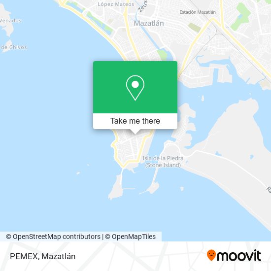 Mapa de PEMEX