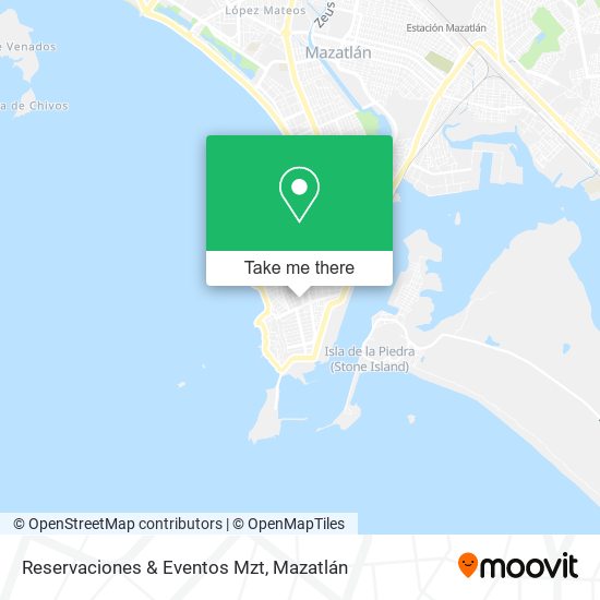 Reservaciones & Eventos Mzt map