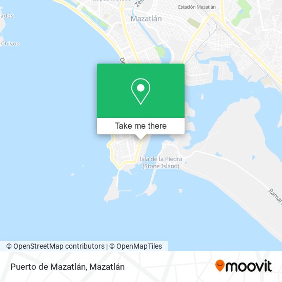 Puerto de Mazatlán map