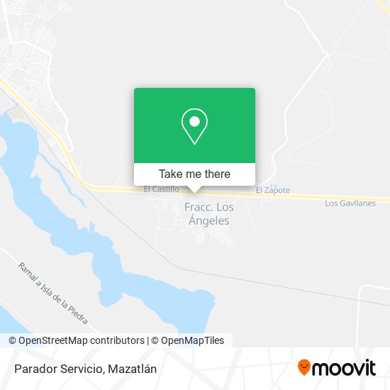 Mapa de Parador Servicio