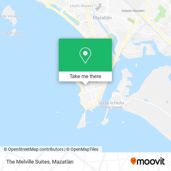 The Melville Suites map