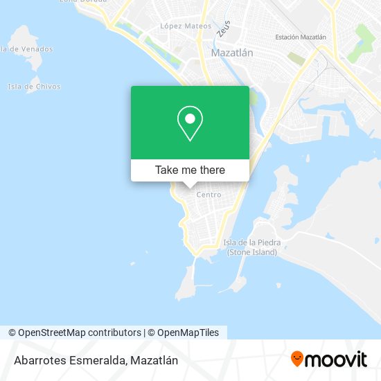 Abarrotes Esmeralda map