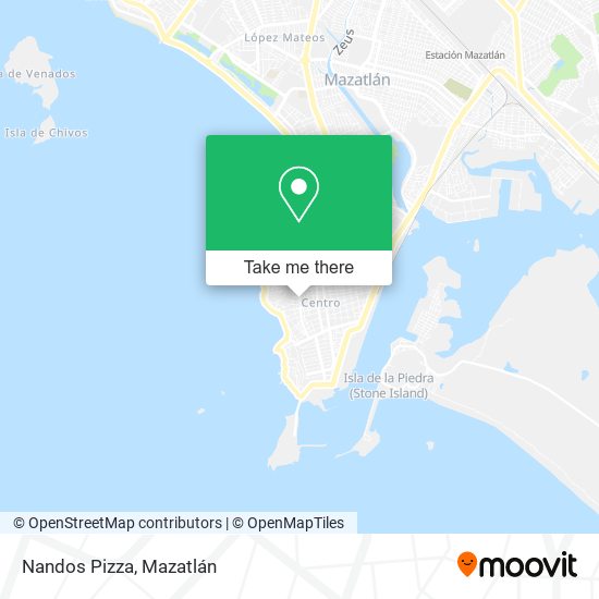 Mapa de Nandos Pizza