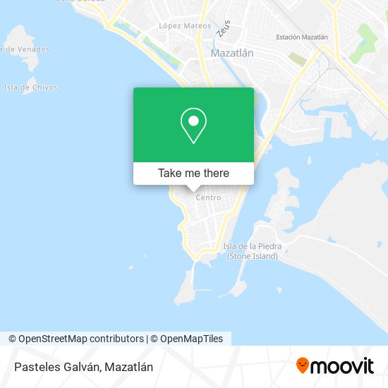 Pasteles Galván map