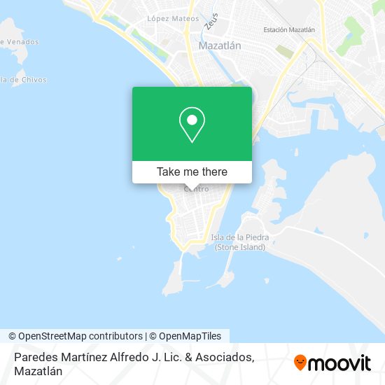 Mapa de Paredes Martínez Alfredo J. Lic. & Asociados