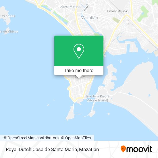 Royal Dutch Casa de Santa Maria map