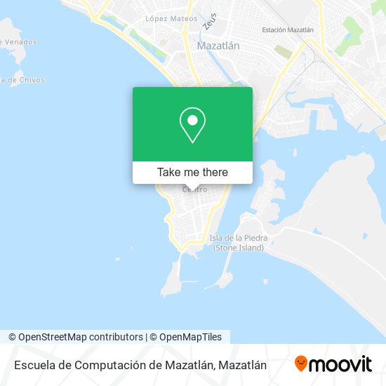 Escuela de Computación de Mazatlán map