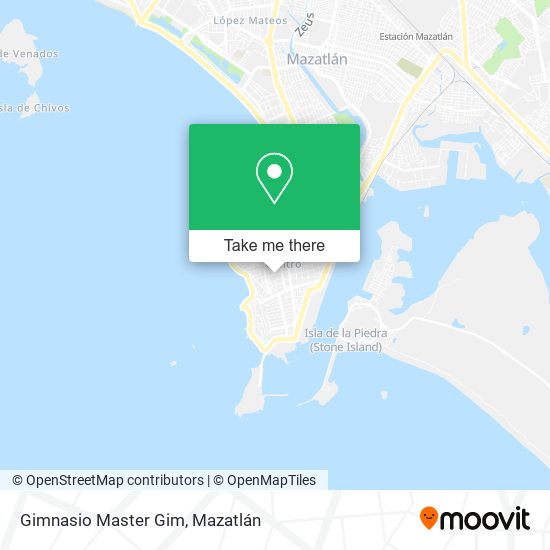 Gimnasio Master Gim map