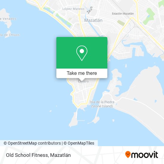 Old School Fitness map