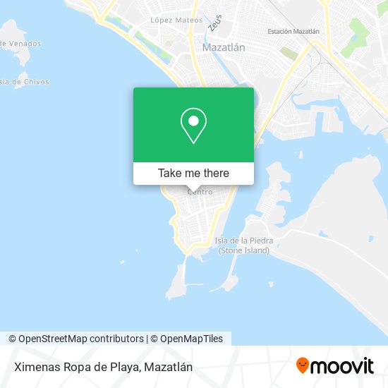 Ximenas Ropa de Playa map