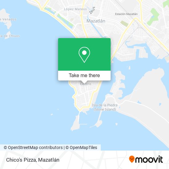 Mapa de Chico's Pizza