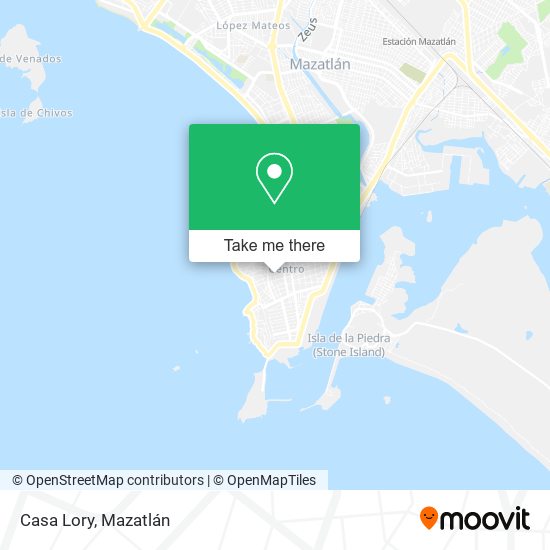 Mapa de Casa Lory