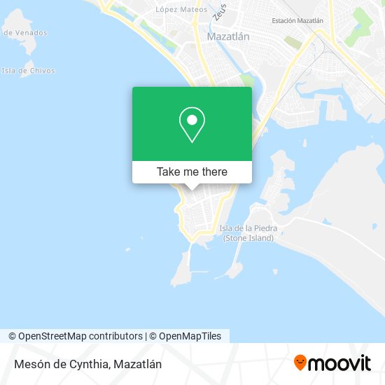Mesón de Cynthia map