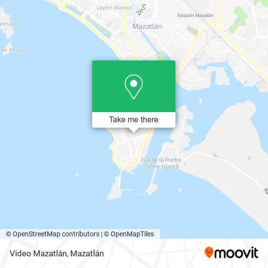 Video Mazatlán map