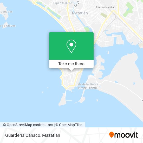 Guardería Canaco map
